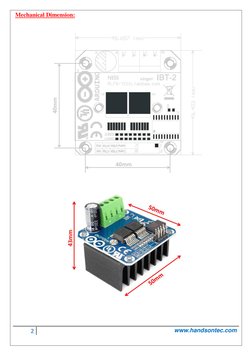 BTS7960 Motor Driver User Guide | PDF | Power Supply | Arduino
