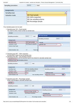 3/24/2020
Inspection lot creation : sample size calculation - Product Lifecycle Management - Community Wiki
https://wiki.scn.