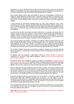 estaba lleno de ¿qué? Del Espíritu Santo. Aquí la maravillosa noticia es que cuando estamos
nosotros en problemas, creo que l