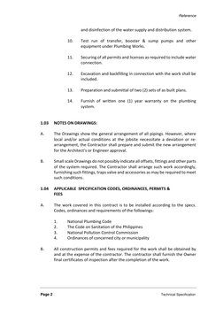 Plumbing Technical Specifications Guide | PDF | Plumbing | Storm Drain
