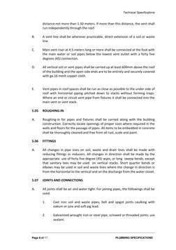 Plumbing Technical Specifications Guide | PDF | Plumbing | Storm Drain