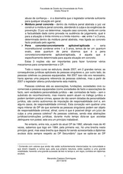 Faculdade de Direito da Universidade do Porto 
Direito Penal III 
 
1 
Alexandra Caetano Domingues 
2017/2018 
 
abuso de con