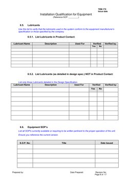 Installation Qualification Draw Installation Qualification Protocol Template | PDF | Verification And ...