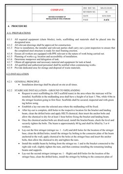 Steel Staircase Installation Method Statement | PDF | Scaffolding ...