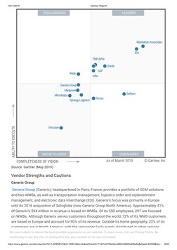 Gartner WMS Report 2019 | PDF | Cloud Computing | Enterprise Resource ...