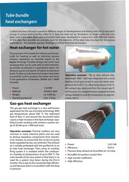 La Mont has been through numerous different stages of developement and testing with the ip tube tech-
nology. A unique testin