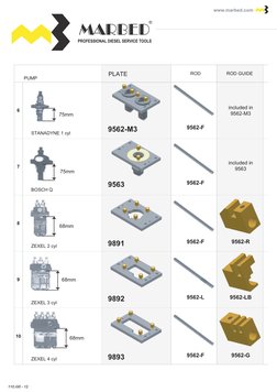 PROFESSIONAL DIESEL SERVICE TOOLS
www.marbed.com
www.marbed.com
6
7
8
9
10
68mm
68mm
68mm
75mm
75mm
9562-F
9562-F
9562-F
9562