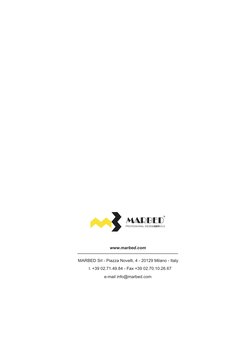 PROFESSIONAL DIESEL SER
VICE TOOLS
MARBED Srl - Piazza Novelli, 4 - 20129 Milano - Italy
l. +39 02.71.49.84 - Fax +39 02.70.1
