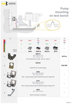 PROFESSIONAL DIESEL SERVICE TOOLS
A
B
G
C
130
130
16
125
125
146,5
170
20
180,5
200
0
0
21,5
45
55,5
75
9644-A
-
-
9644
9074