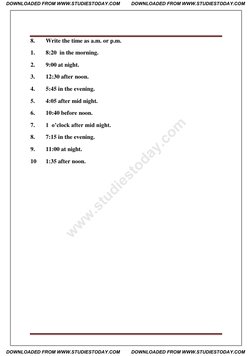 Class 3 Measurement Worksheet | PDF | Scientific Observation | Notation
