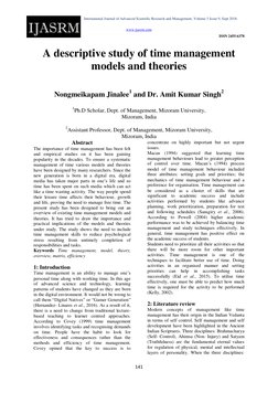 International Journal of Advanced Scientific Research and Management, Volume 3 Issue 9, Sept 2018 
 
www.ijasrm.com  (http:
