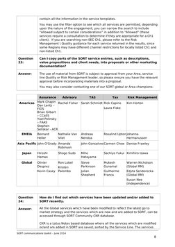 SORT Tool: FAQs and Independence Guidance | PDF | Menu (Computing) | Faq