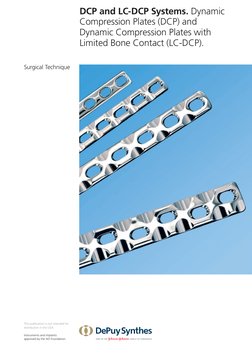 DCP and LC-DCP Systems | PDF | Screw | Drill