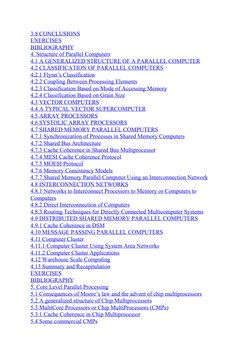 3.8 CONCLUSIONS
EXERCISES
BIBLIOGRAPHY
4. Structure of Parallel Computers
4.1 A GENERALIZED STRUCTURE OF A PARALLEL COMPUTER