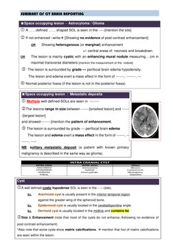 CT Brain Report Summary | PDF | Cerebrospinal Fluid | Nervous System