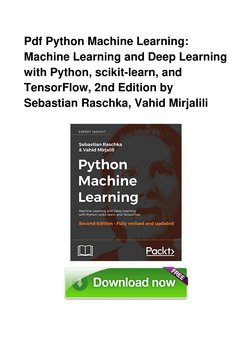 (https://balihai.us/Python-Machine-Learning:-Machine-Learning-and-Deep-Learning-with-Python,-scikit-learn,-and-TensorFlow,-2