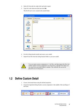 Tekla 11 - Custom Component Editing | PDF | Icon (Computing) | Beam ...