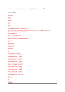 CMD Virus and Prank Code Examples | PDF | Computer Virus | Scripting ...