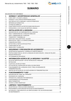 Manual de uso y mantenimiento  T450  - T452 - T650 - T652
7
Traducción de instrucciones originales
DECLARACIÓN CE DE CONFORMI