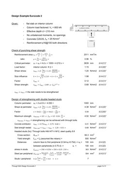 Through Bolt Design for Concrete Strengthening | PDF | Screw | Nut ...