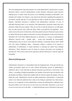 Understanding Administrative Discretion | PDF | Discretion | Judicial ...