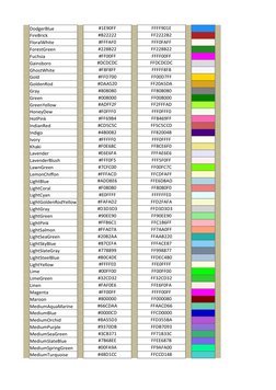 #1E90FF
FFFF901E
#B22222
FF2222B2
#FFFAF0
FFF0FAFF
#228B22
FF228B22
#FF00FF
FFFF00FF
#DCDCDC
FFDCDCDC
#F8F8FF
FFFFF8F8
#FFD70