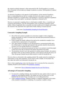 Understanding Consecutive Sampling Techniques | PDF | Null Hypothesis ...