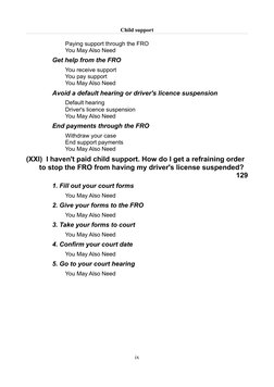Child support
Paying support through the FRO
You May Also Need
Get help from the FRO
You receive support
You pay support
You