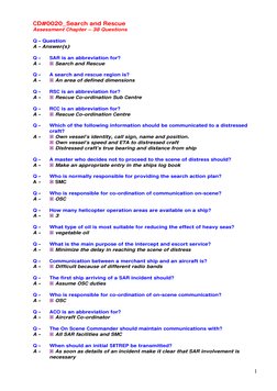 Search and Rescue Operations Guide | PDF | Search And Rescue ...