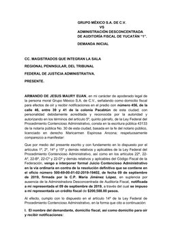 GRUPO MÉXICO S.A. DE C.V.