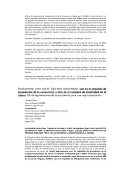 afectar la organización y funcionamiento de la funciones prestadas por el Estado. En esa tesitura, si no
fueron aportados ele