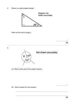 Grade 8 Angles Exam Questions | PDF | Triangle | Triangle Geometry