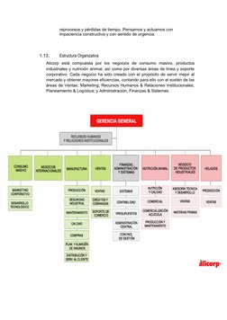 reprocesos y pérdidas de tiempo. Pensamos y actuamos con 
impaciencia constructiva y con sentido de urgencia.
1.13.
Estructur