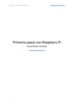 Primeros pasos con Raspberry Pi​                                                       ​techkrowdacademy.com (https://techkro