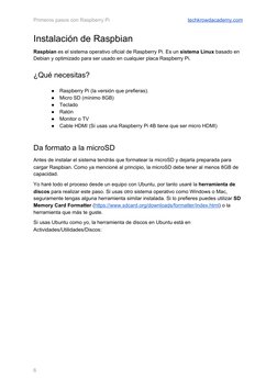 Primeros pasos con Raspberry Pi​                                                       ​techkrowdacademy.com (https://techkro