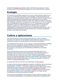 al gusto. El endocarpio es blanco, duro y almacena una semilla, en raras 
ocasiones dos o tres semilla (https://www.ecured.cu