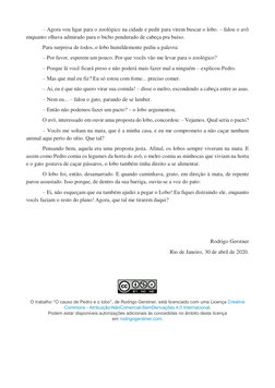 –  (http://creativecommons.org/licenses/by-nc-nd/4.0/)Agora vou ligar para o zoológico na cidade e pedir para virem buscar o