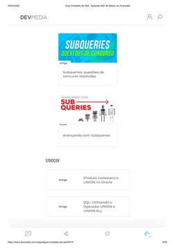Guia Completo de SQL: Do Básico ao Avançado | PDF | PL/SQL | SQL