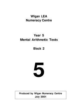 Term Math Y5 Mental Math Y5 SPRING | PDF | Elementary Mathematics | Numbers