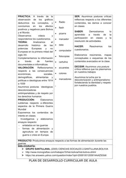 Plan de Desarrollo Curricular Bolivia | PDF | Bolivia | Edades medias
