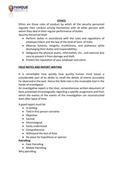 Security Guard Field Notes Guide.pdf Training Manual For SECURITY Guards | PDF | Surveillance | Strike Action