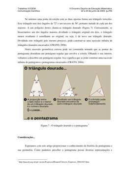 Trabalhos X EGEM 
             X Encontro Gaúcho de Educação Matemática 
Comunicação Científica