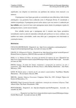 Trabalhos X EGEM 
             X Encontro Gaúcho de Educação Matemática 
Comunicação Científica