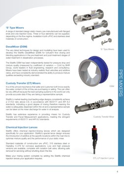 Statiflo Statiflo Motionless Mixers Overview | PDF | Water Purification | Liquids