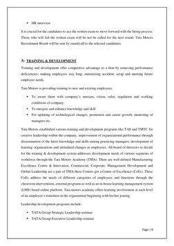 Tata Motors HR Policies Overview | PDF | Human Resources | Human ...