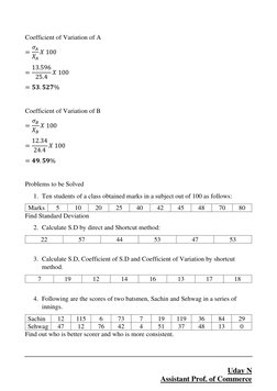 Standard Deviation Concepts and Problems | PDF | Standard Deviation ...