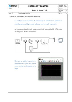 PROCESOS Y CONTROL 
Nro. DD-109 
Página   17/14 
 
 
Tema : 
Modos de Control P-I-D  
Programa 
 
Semestre: 
IV 
Grupo