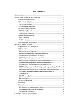 v 
 
ÍNDICE GENERAL 
 
INTRODUCCIÓN .........................................................................................
