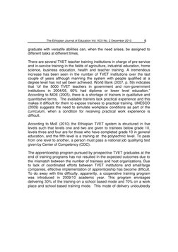 Ethiopian TVET System and Employment Impact | PDF | Vocational ...