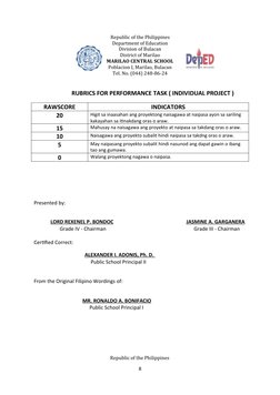 Republic of the Philippines
Department of Education
Division of B